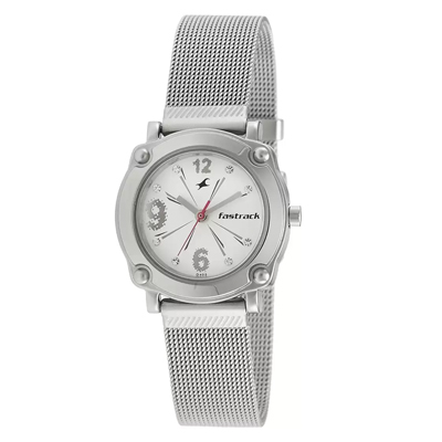 "Titan Fastrack NN6027SM01 (Ladies) - Click here to View more details about this Product